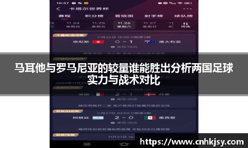 马耳他与罗马尼亚的较量谁能胜出分析两国足球实力与战术对比